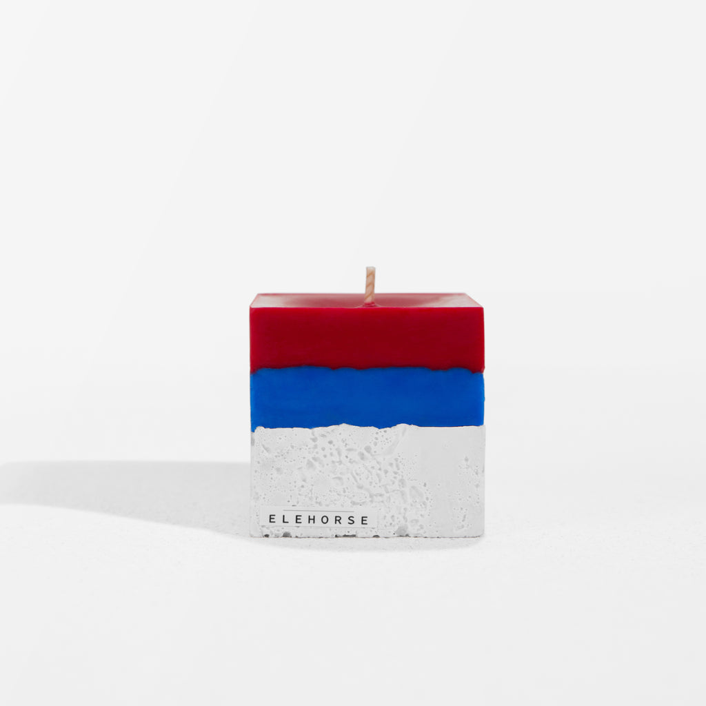 Classic Ice Flower Wax Cylindrical Scented Candle